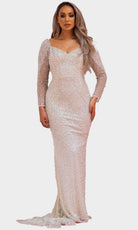 Chic and Holland BR1980 - Crystal Beaded Bridal Gown - Silhouette Dresses