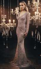Chic and Holland HF110204 - Embellished Mermaid Evening Gown