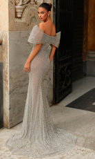 Chic and Holland HF110533 - Illusion Bodice Embellished Sheath Gown