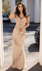 Chic and Holland - HF1593 Sequined Embellished Junior Prom Sweetheart Dress - Silhouette Dresses