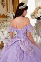 Cinderella Divine 15701 - Off Shoulder Ballgown with Ruffles - view 8