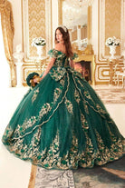 Cinderella Divine 15701 - Off Shoulder Ballgown with Ruffles - view 11