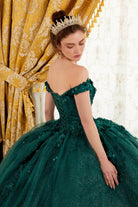 Cinderella Divine 15702 - Ballgown with Delicate Floral Appliques - view 11