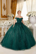 Cinderella Divine 15702 - Ballgown with Delicate Floral Appliques - view 15