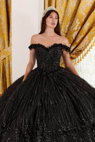 Cinderella Divine 15704 - Floral Appliqué Sweetheart Ballgown - view 11