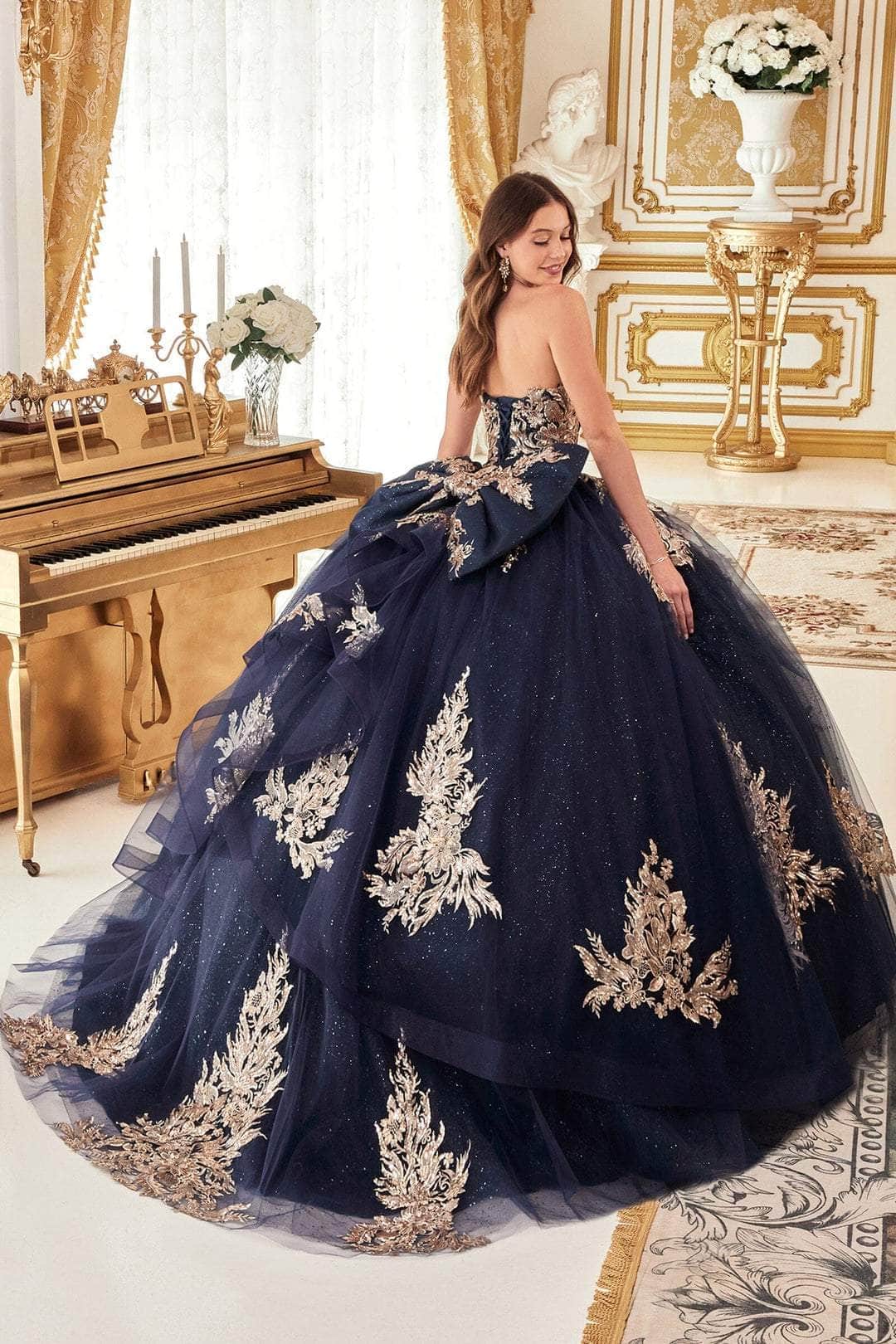 Cinderella Divine 15715 - Sweetheart Bodice Ballgown - view 6