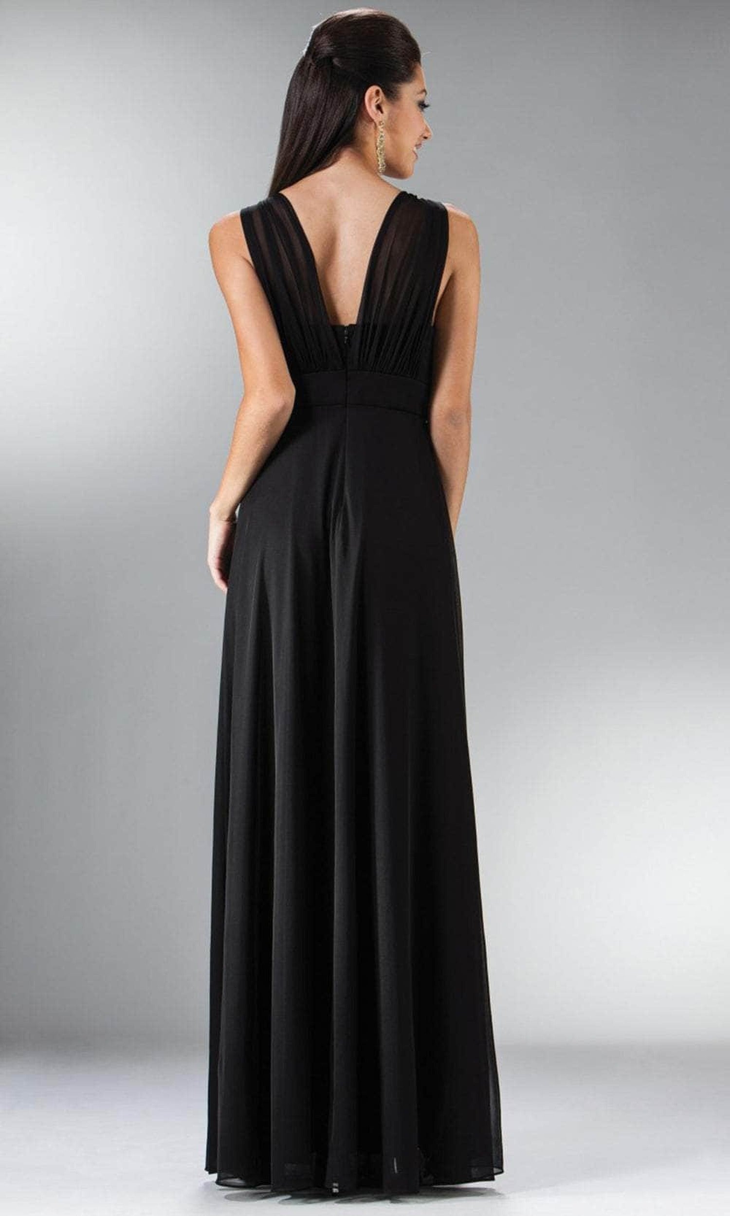 Cinderella Divine 3914 - Formal Ruched Chiffon Long Gown