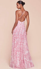 Cinderella Divine 7444 - A-Line V-Neck Evening Gown - detail view