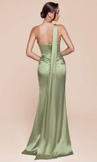 Cinderella Divine 7454 - Fitted One Shoulder Long Gown - view 6