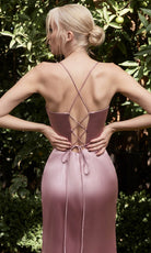 Cinderella Divine 7483 - Draped Corset Prom Dress - view 11