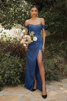 Cinderella Divine 7484 - Draped Corset Prom Dress