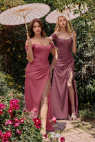 Cinderella Divine 7484 - Draped Corset Prom Dress - view 15