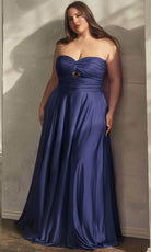 Cinderella Divine 7496C - Knotted Bodice Sweetheart Gown - view 7