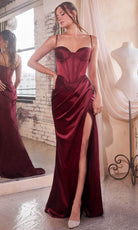 Cinderella Divine 7498 - Basque Waist Sweetheart Gown - back view