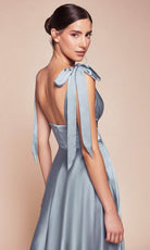 Cinderella Divine 7499 - Tea Length A-Line Dress - view 10