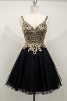 Cinderella Divine - 9239 Embellished V Neck A-line Dress - view 7