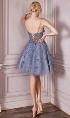 Cinderella Divine 9243 - Applique Cocktail Dress
