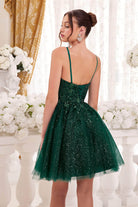 Cinderella Divine 9245 - Sparkling A-Line Cocktail Dress - view 7