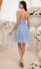 Cinderella Divine 9310 - A-Line Cocktail Dress with Embroidery - detail view
