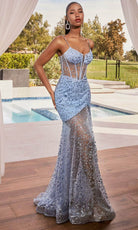 Cinderella Divine C155 - Sheath Evening Dress - view 5