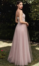 Cinderella Divine CB075 - Deep V-neck Long Gown