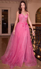 Cinderella Divine CB146 - Sleeveless with Corset Bodice Prom Dress - view 4