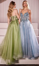 Cinderella Divine CC0881 - Crystal Detail Long Gown