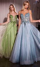 Cinderella Divine CC0881 - Crystal Detail Long Gown - view 7