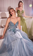 Cinderella Divine CC0881 - Crystal Detail Long Gown - view 8