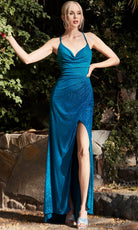 Cinderella Divine CC1618 - Lace Up Back Prom Dress - view 12