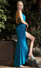 Cinderella Divine CC1618 - Lace Up Back Prom Dress - view 13