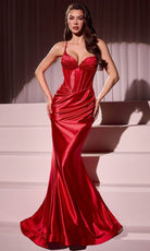 Cinderella Divine CC2397 - Corset Cutout Long Gown