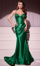 Cinderella Divine CC2397 - Corset Cutout Long Gown - Silhouette Dresses