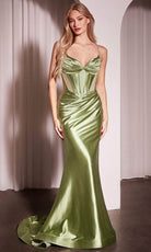 Cinderella Divine CC2397 - Corset Cutout Long Gown - detail view