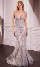 Cinderella Divine CC2403 - Bead Embellished Mermaid Evening Gown - Silhouette Dresses