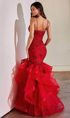 Cinderella Divine CC8915 - Embroidered Mermaid Silhouette Prom Dress - view 4