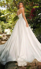 Cinderella Divine CD0166W - Sweetheart High Slit Bridal Gown - view 5