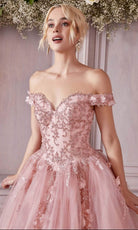 Cinderella Divine CD0185 - Off Shoulder Tulle Ballgown