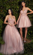 Cinderella Divine CD0190 - Beaded Cocktail Dress - view 4