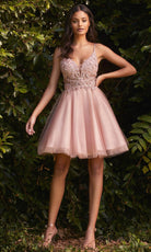 Cinderella Divine CD0190 - Beaded Cocktail Dress - designer cocktail dress at Silhouette Dresses