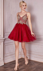 Cinderella Divine CD0190 - Beaded Cocktail Dress - view 5