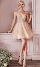 Cinderella Divine CD0190 - Beaded Cocktail Dress - view 6
