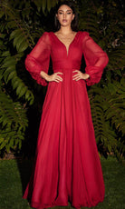 Cinderella Divine CD0192 - Bishop Sleeve Evening Dress