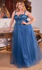 Cinderella Divine CD0217C - Glittered Evening Dress - view 5