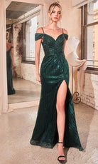 Cinderella Divine CD0219 - Evening Gown with Sequin V-Back - view 5