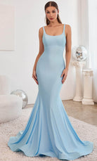 Cinderella Divine CD2219 - Scoop Open Back Prom Dress - view 7