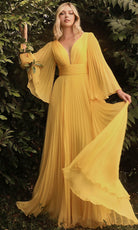 Cinderella Divine CD242 - Flutter Sleeve Evening Dress - view 10