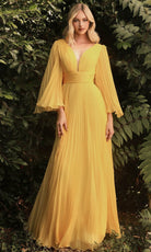 Cinderella Divine CD242 - Flutter Sleeve Evening Dress - view 11