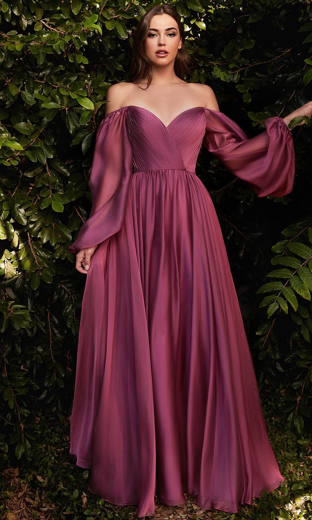 Cinderella Divine CD243 - A-Line Evening Dress - view 7