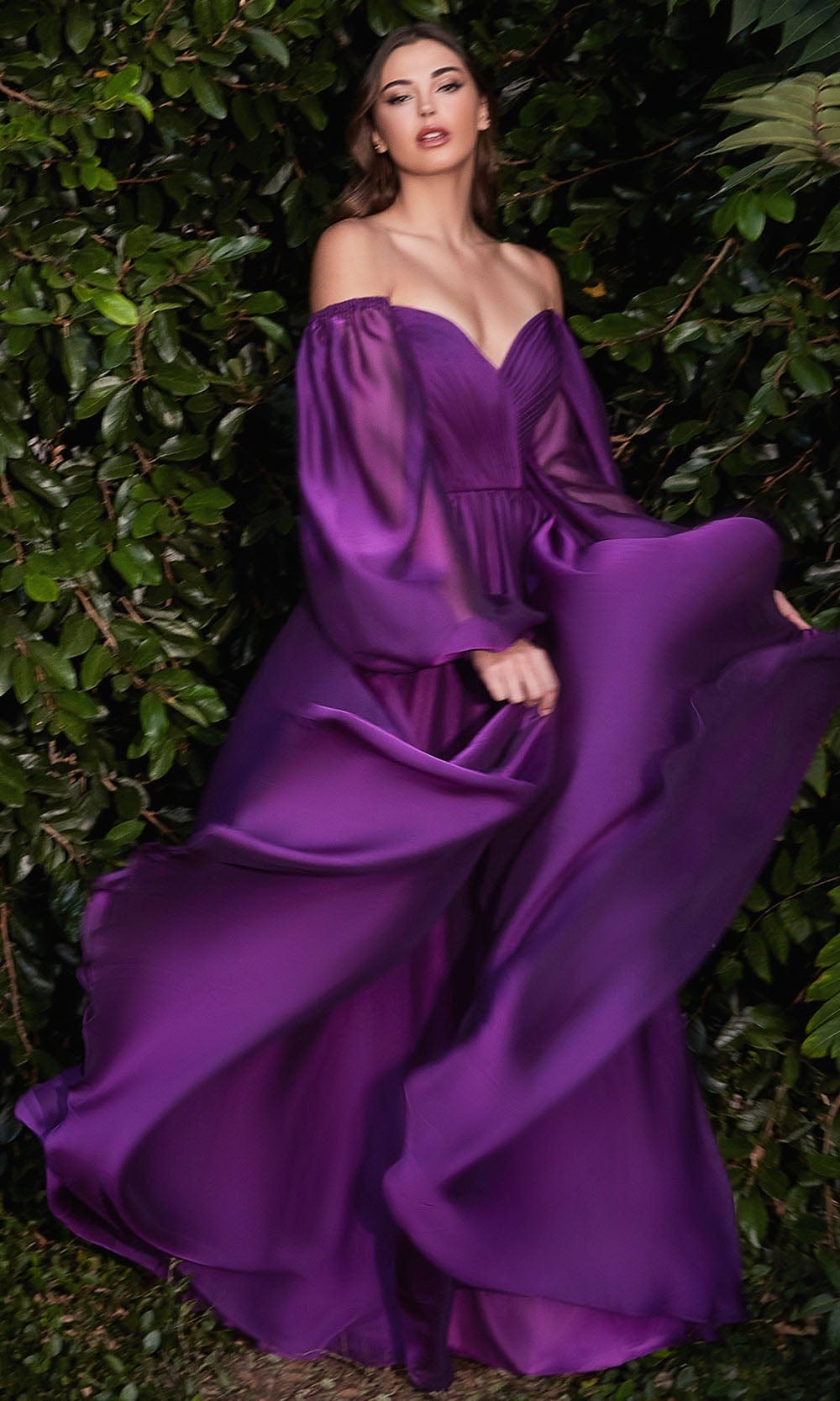 Cinderella Divine CD243 - A-Line Evening Dress - view 14